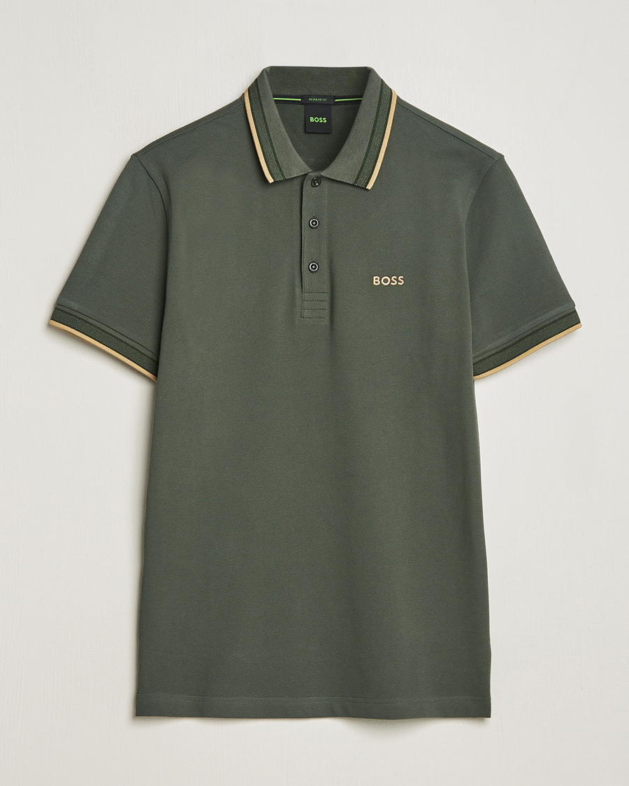 Heren | Polo's | BOSS GREEN | Paddy Piké Open Green