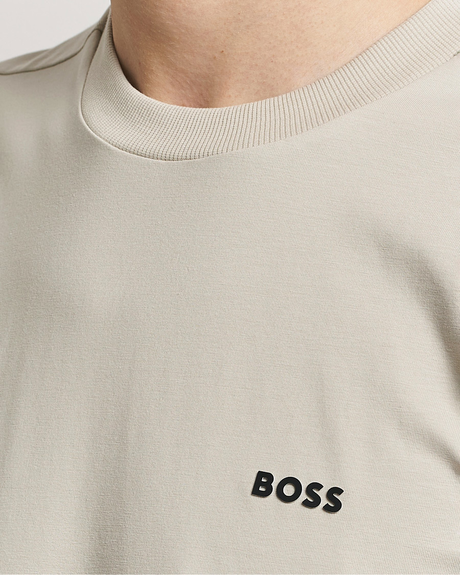 Homme | T-shirts | BOSS GREEN | Crew Neck T-Shirt Light Beige