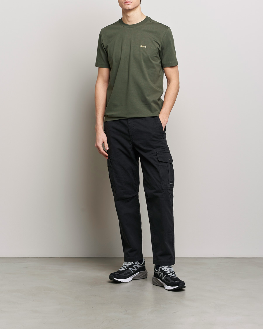 Homme | T-shirts | BOSS GREEN | Crew Neck T-Shirt Open Green