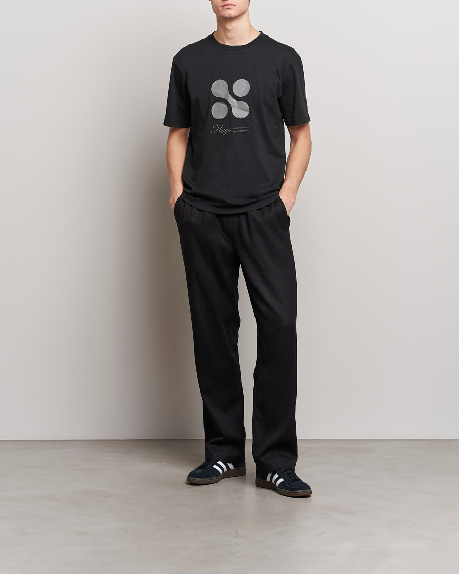 Homme | T-shirts | HUGO | Dooling Logo T-Shirt Black