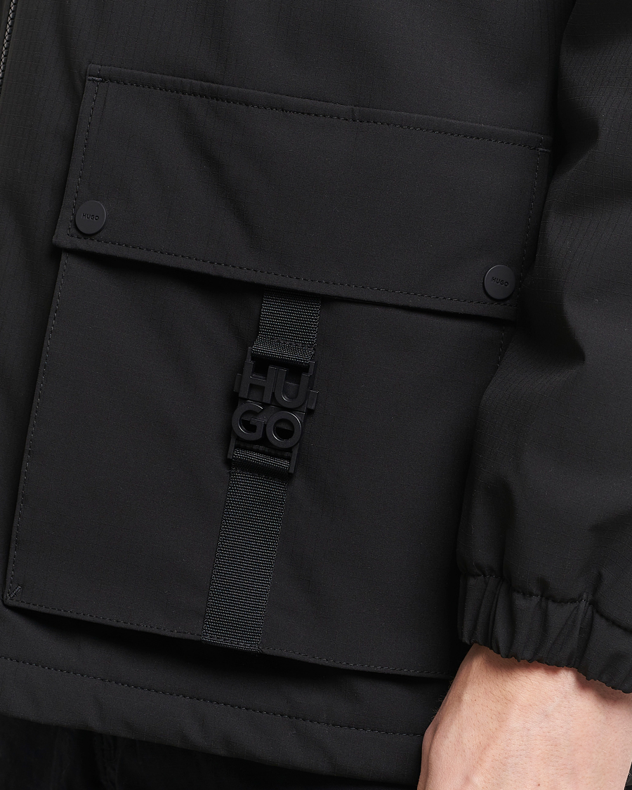 Homme | Manteaux Et Vestes | HUGO | Borjo Hooded Jacket Black