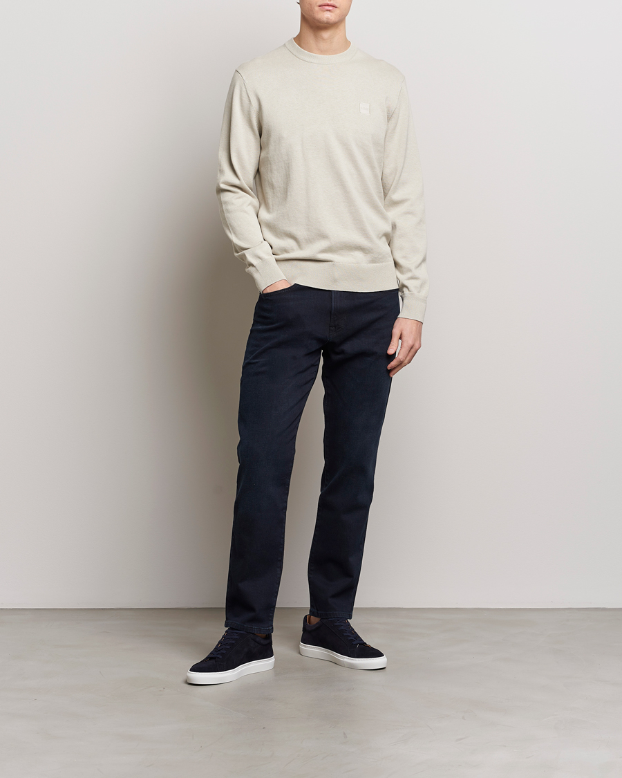 Heren | Truien | BOSS ORANGE | Kanovano Knitted Sweater Light Beige