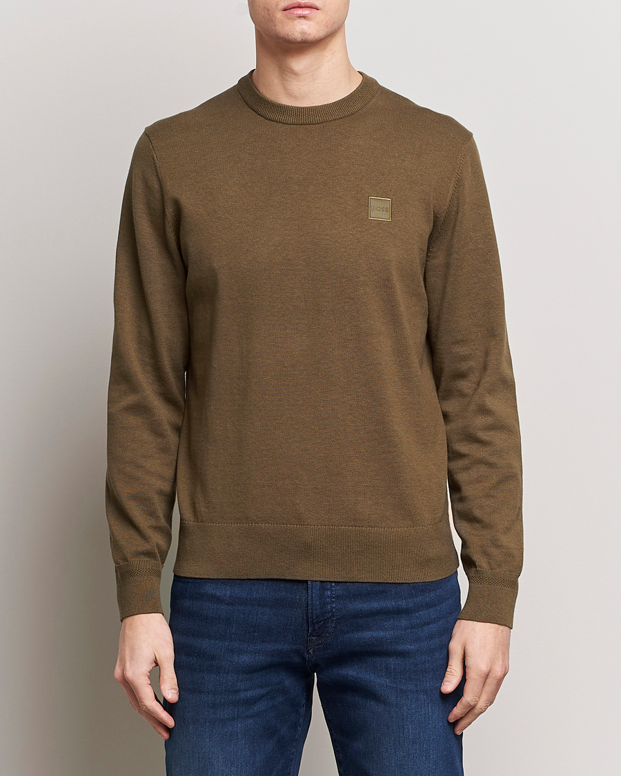 Homme | Pulls Et Tricots | BOSS ORANGE | Kanovano Knitted Sweater Open Green