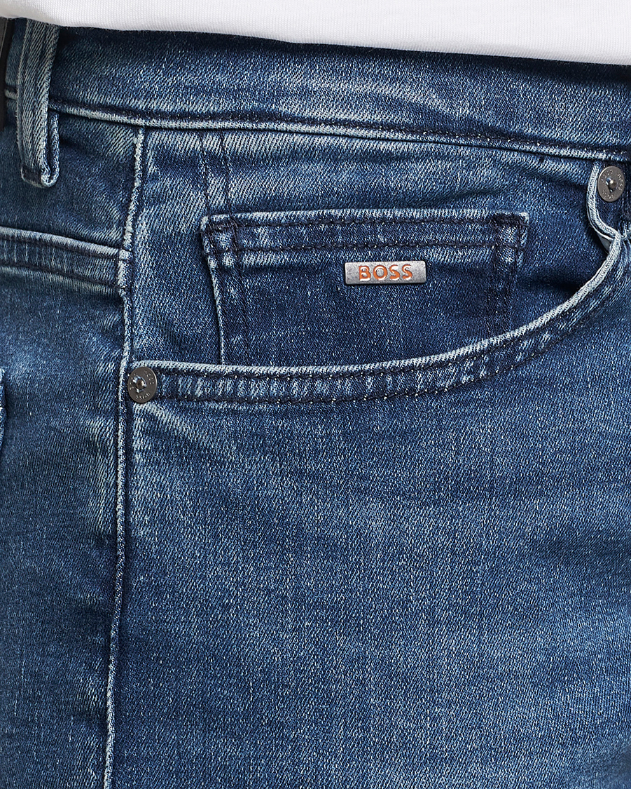 Homme | Jeans | BOSS ORANGE | Delaware Slim Fit Stretch Jeans Bright Blue