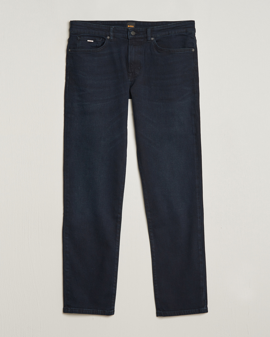 Homme | Jeans | BOSS ORANGE | Re.Maine Regular Fit Stretch Jeans Dark Blue