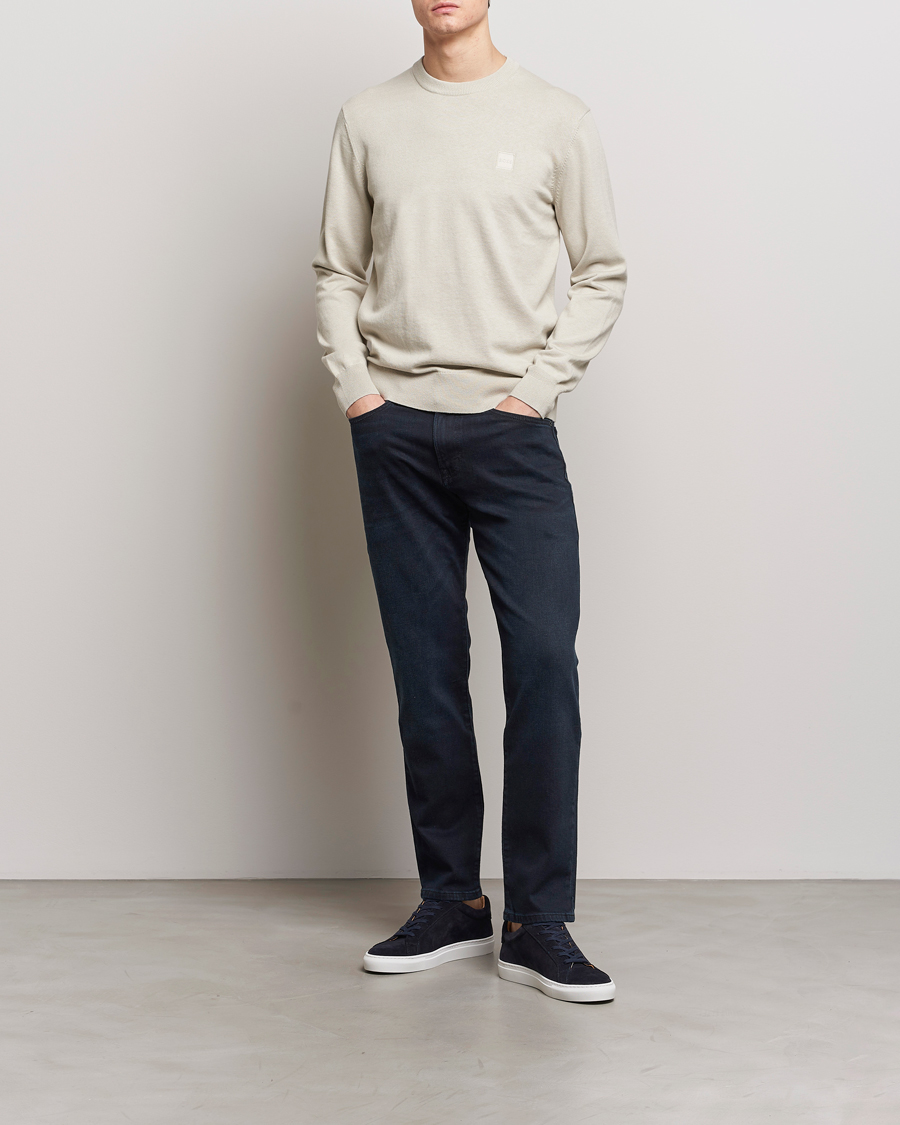 Homme | Jeans | BOSS ORANGE | Re.Maine Regular Fit Stretch Jeans Dark Blue