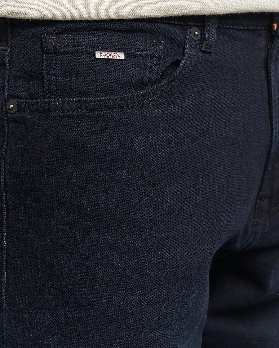 Homme | Jeans | BOSS ORANGE | Re.Maine Regular Fit Stretch Jeans Dark Blue