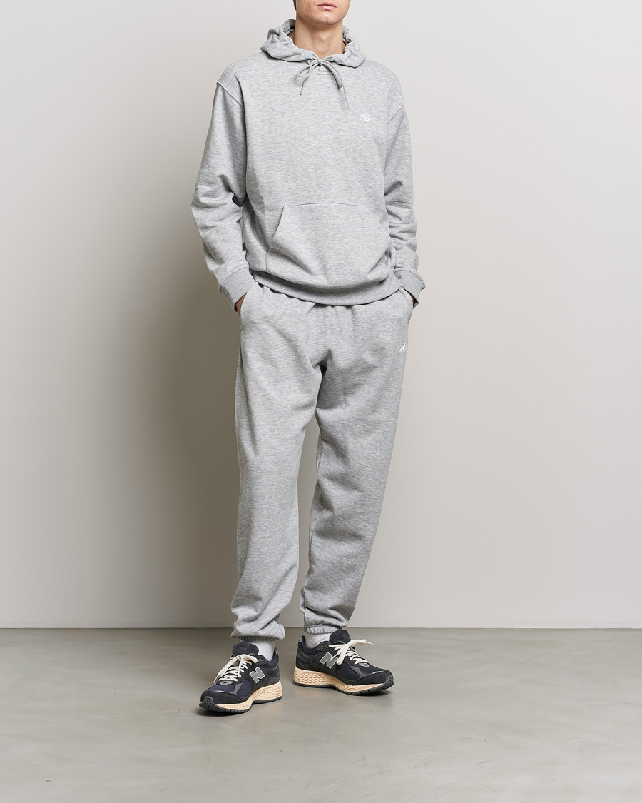 Heren | Truien | New Balance | Essentials French Terry Hoodie Athletic Grey