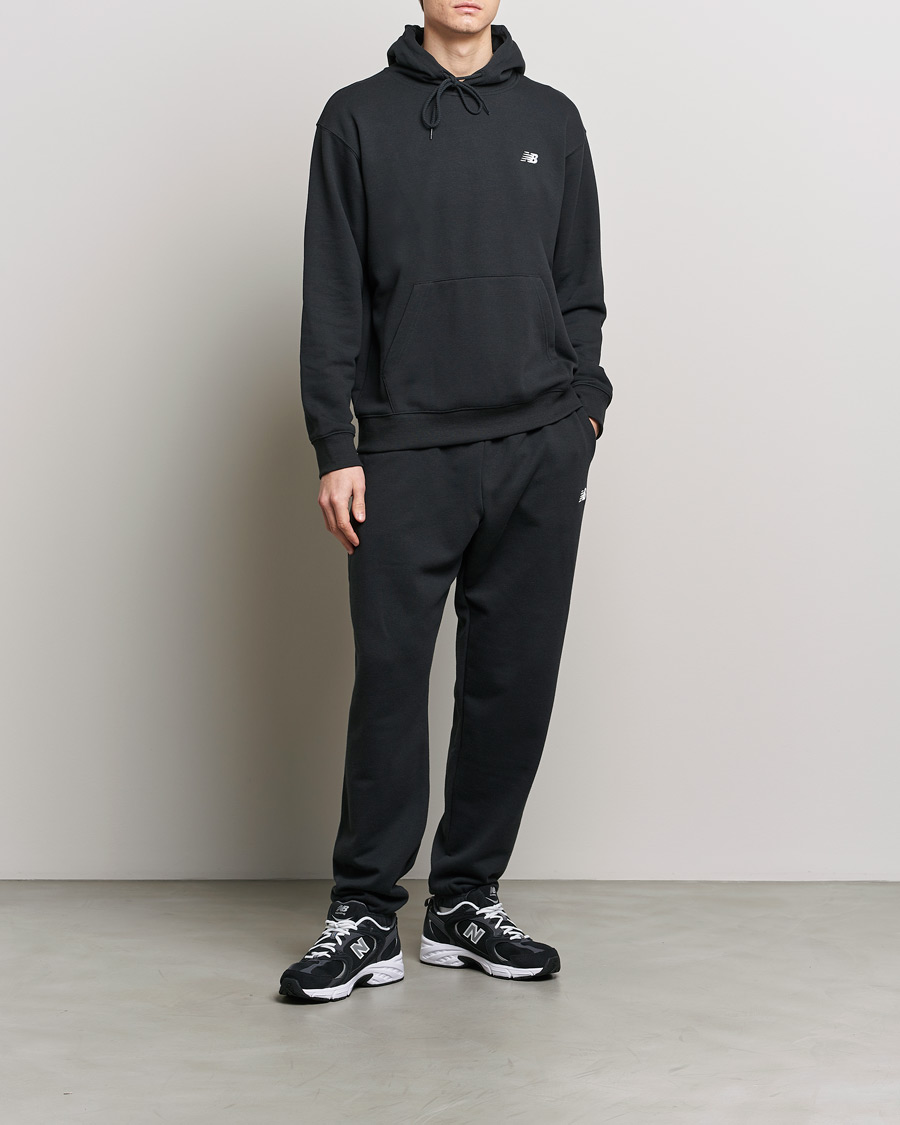 Heren | Truien | New Balance | Essentials French Terry Hoodie Black