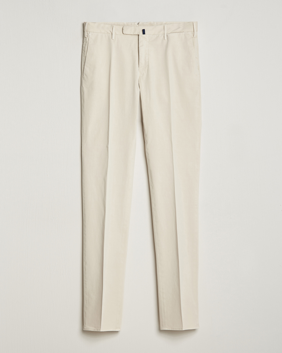 Homme | Pantalons | Incotex | Slim Fit Comfort Chinos Off White