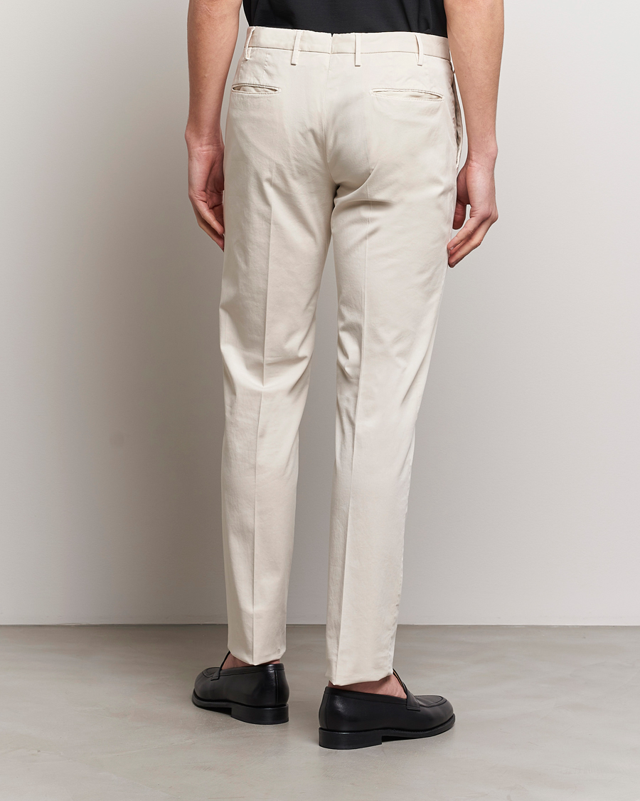 Homme | Pantalons | Incotex | Slim Fit Comfort Chinos Off White