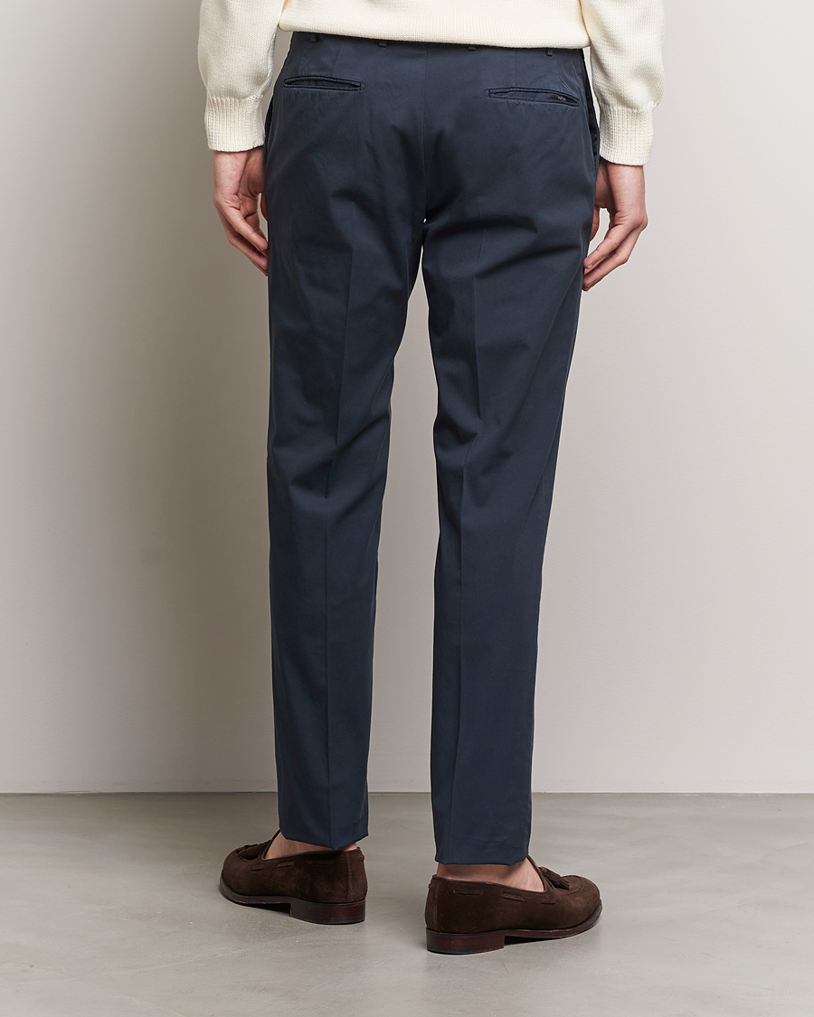 Homme | Pantalons | Incotex | Slim Fit Comfort Chinos Navy