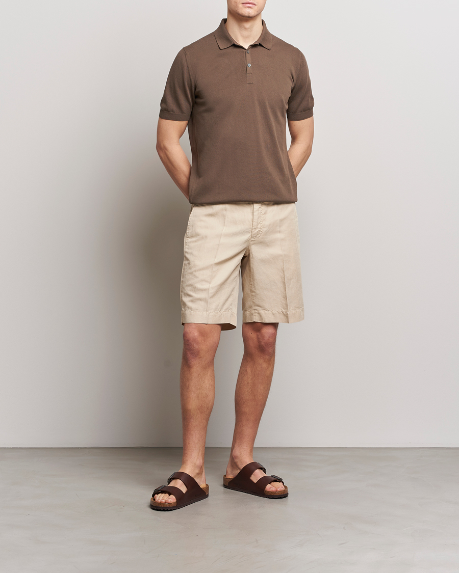 Heren | Korte broek | Incotex | Chinolino Shorts Light Beige