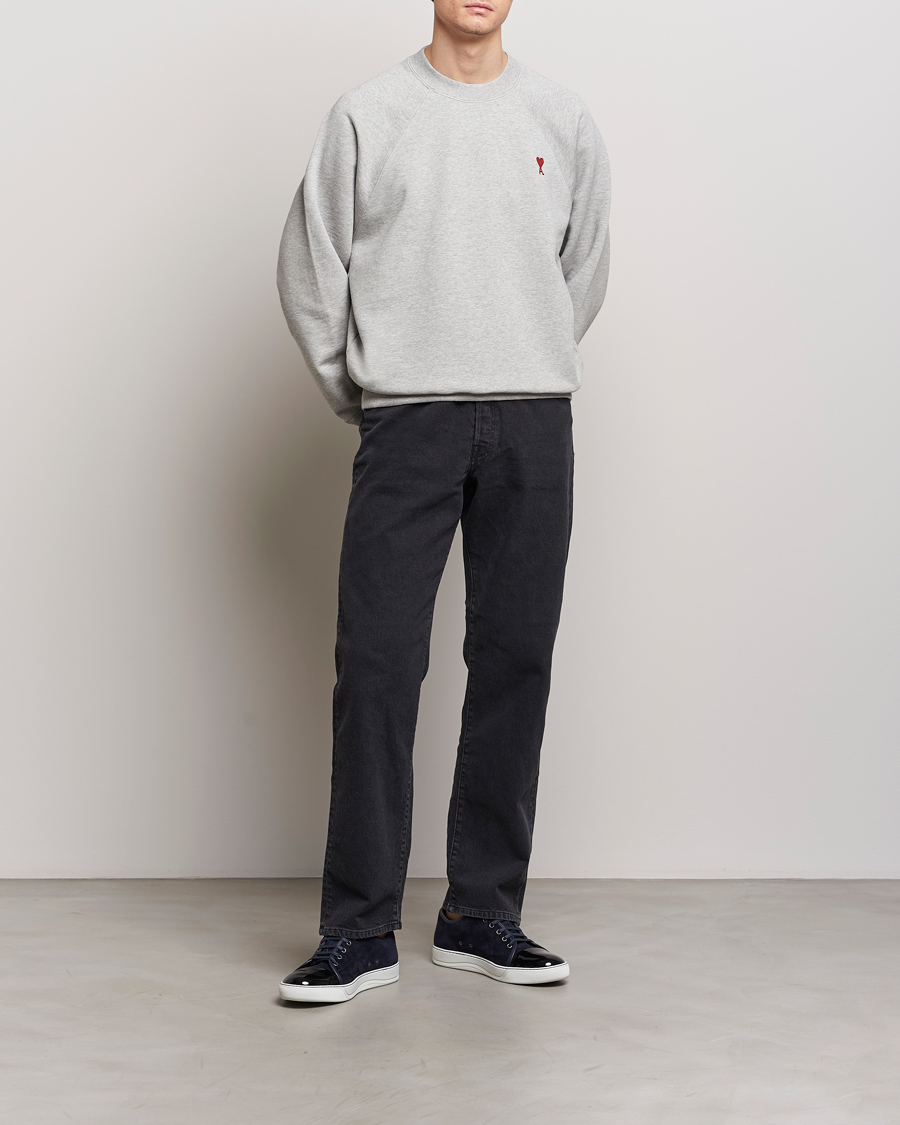 Homme | Pulls Et Tricots | AMI | Heart Logo Sweatshirt Heather Grey