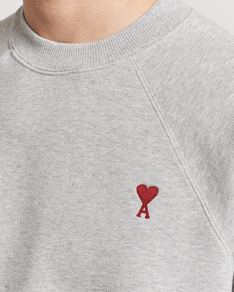 Homme | Pulls Et Tricots | AMI | Heart Logo Sweatshirt Heather Grey