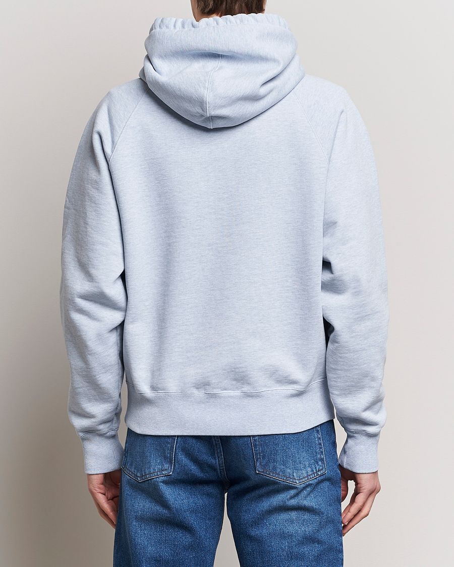 Homme | Pulls Et Tricots | AMI | Heart Logo Hoodie Heather Blue