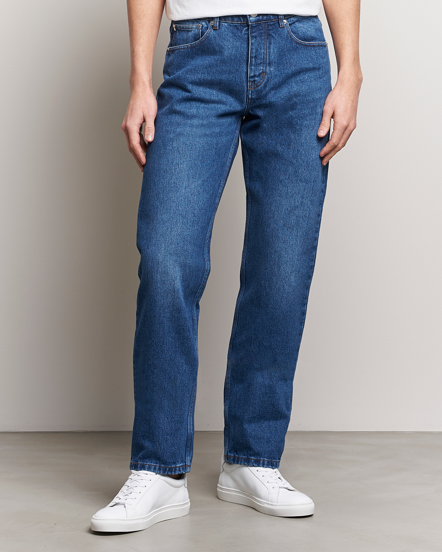 Homme | Jeans | AMI | Classic Fit Jeans Used Blue