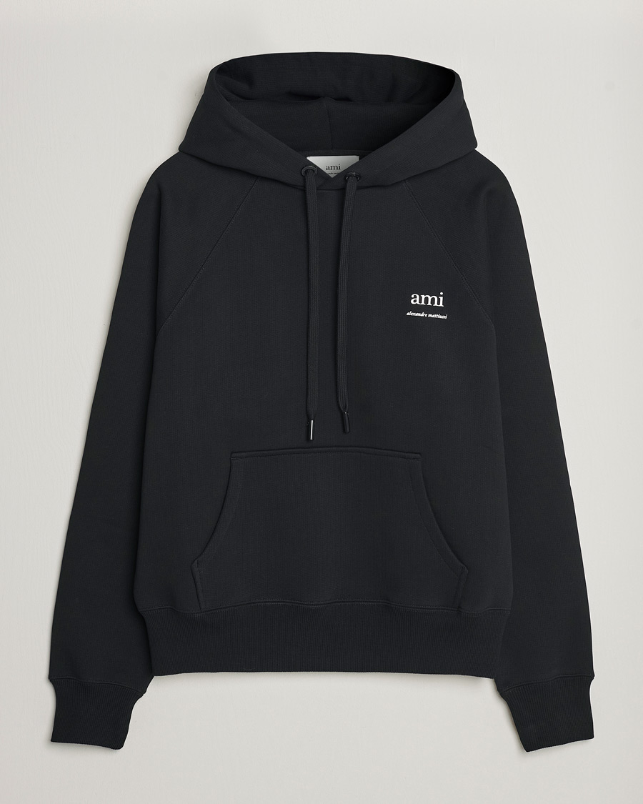 Homme | Pulls Et Tricots | AMI | Logo Hoodie Black