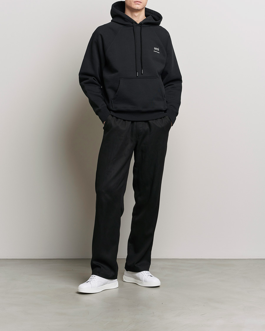 Homme | Pulls Et Tricots | AMI | Logo Hoodie Black