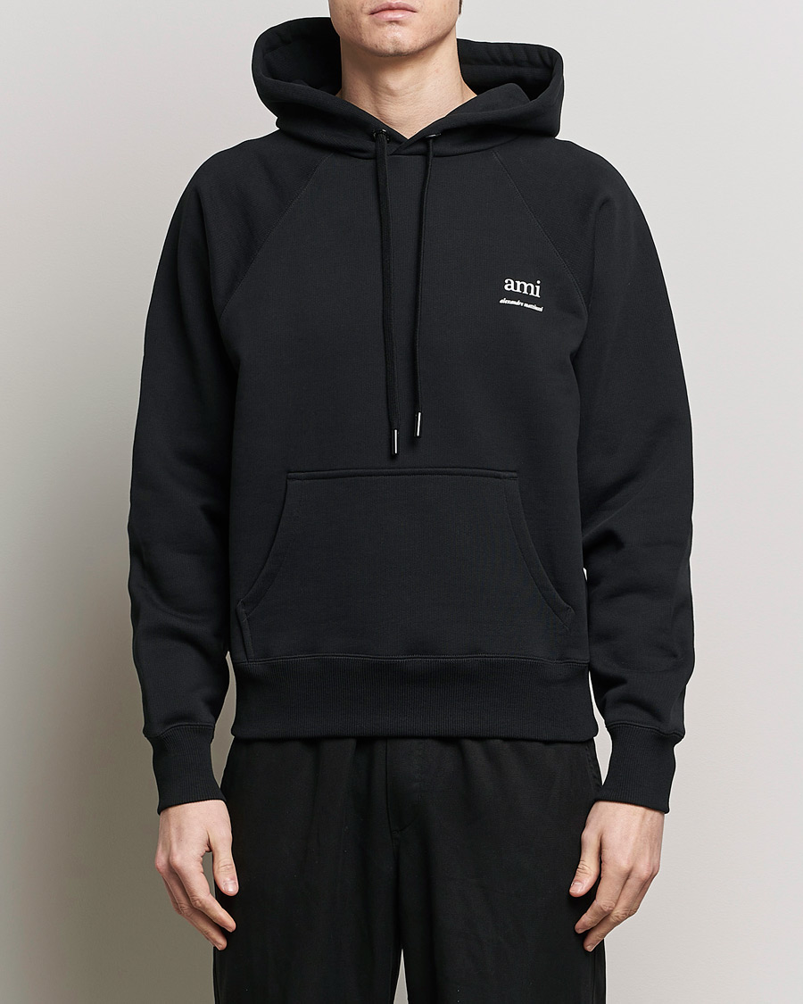 Homme | Pulls Et Tricots | AMI | Logo Hoodie Black