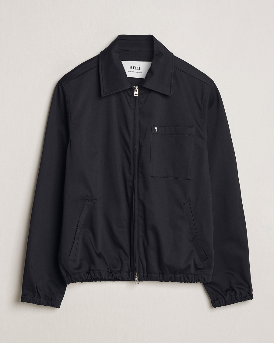 Heren | Jassen | AMI | Zipped Jacket Black