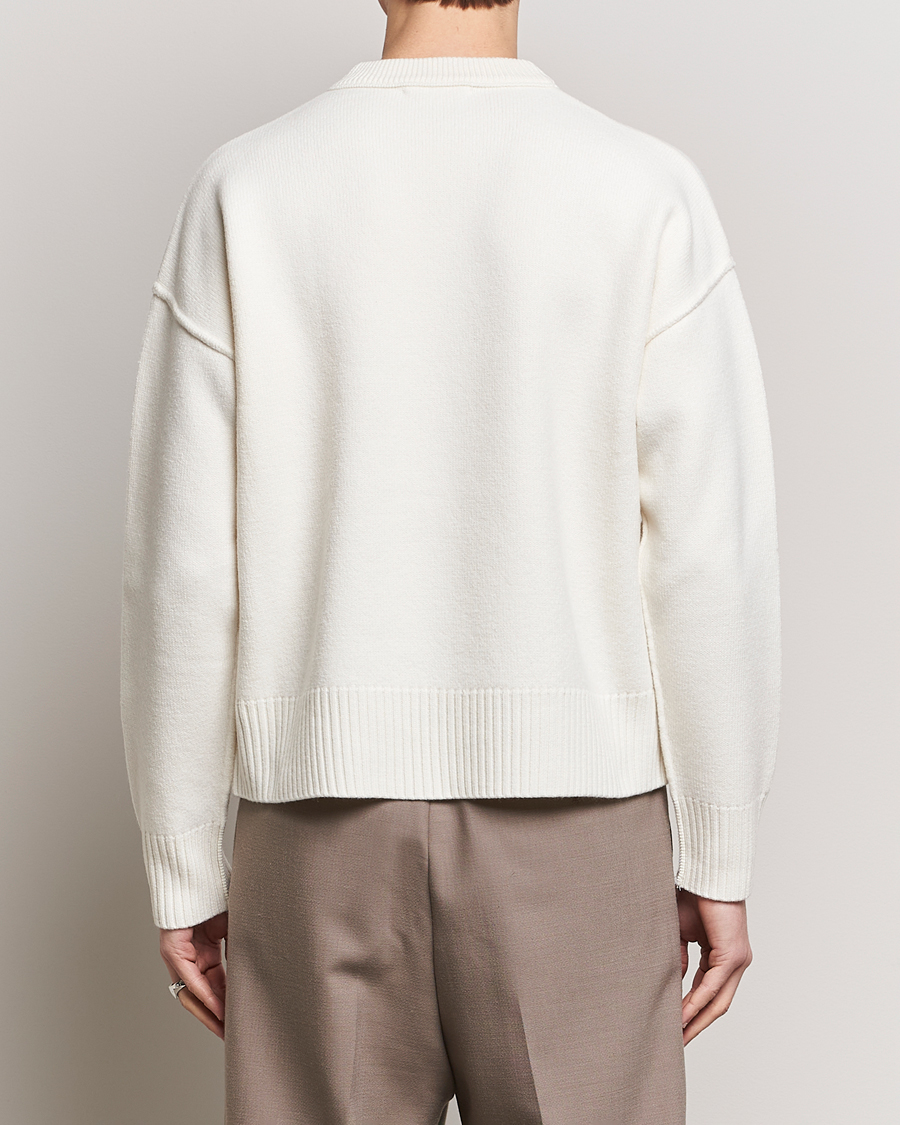 Homme | Pulls Et Tricots | AMI | Big Heart Wool Sweater Off White
