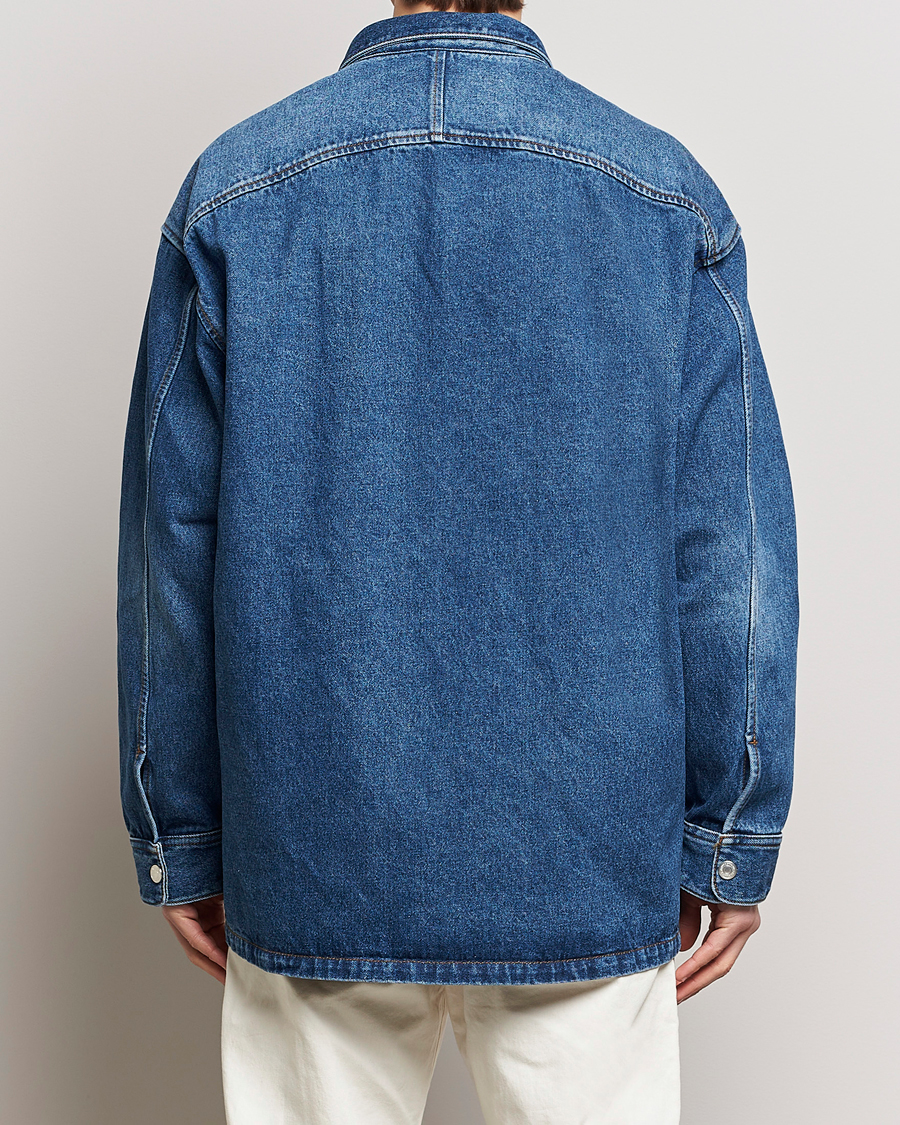 Heren | Jassen | AMI | Oversized Denim Jacket Used Blue