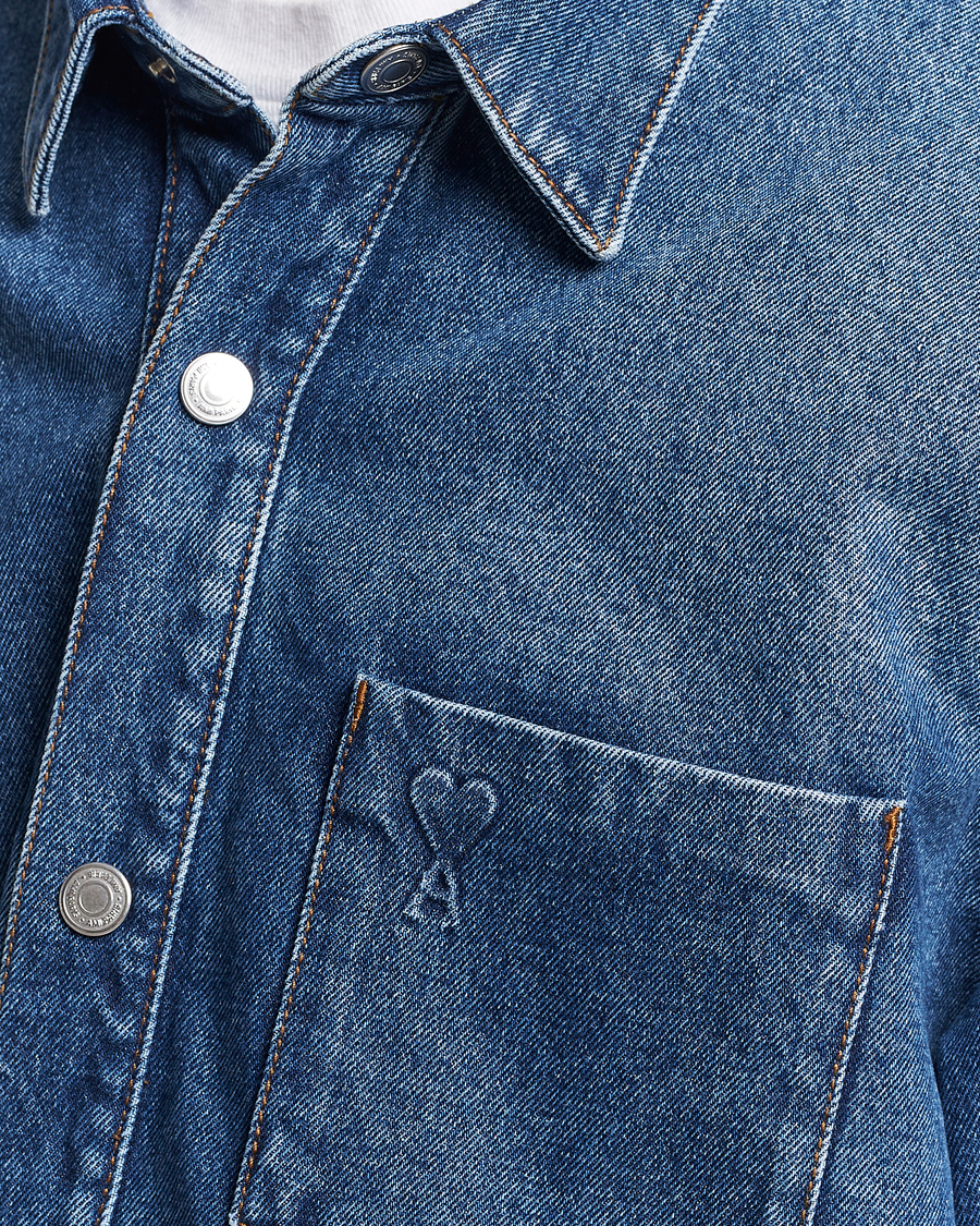 Heren | Jassen | AMI | Oversized Denim Jacket Used Blue