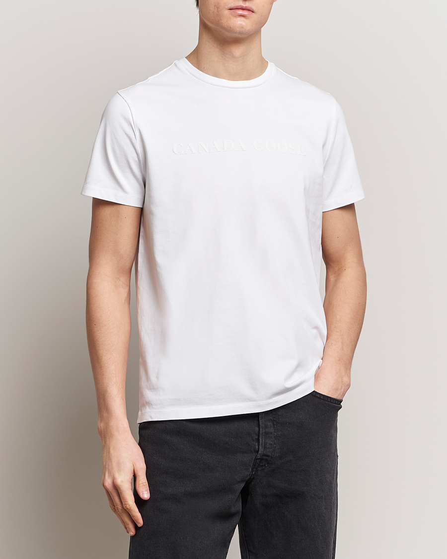 Heren | T-shirts | Canada Goose | Emersen T-Shirt White
