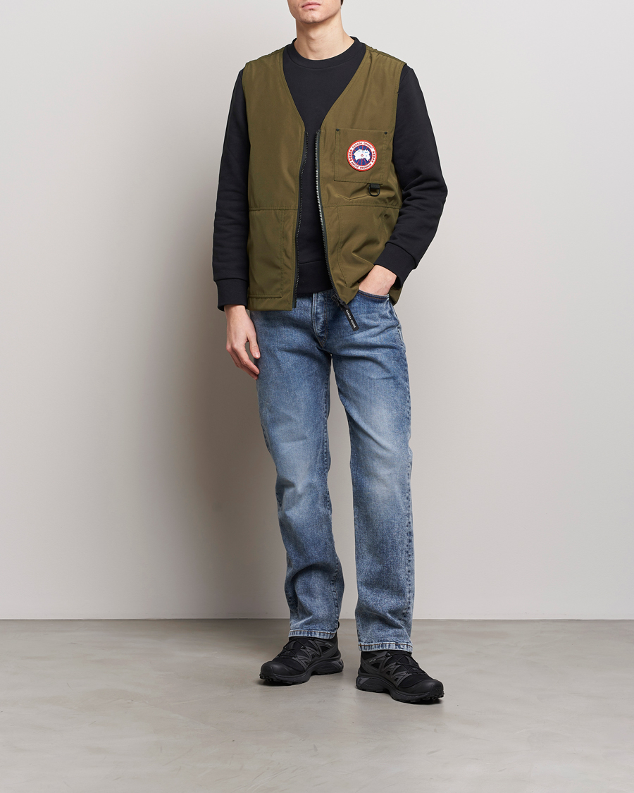 Homme | Manteaux Et Vestes | Canada Goose | Canmore Vest Military Green