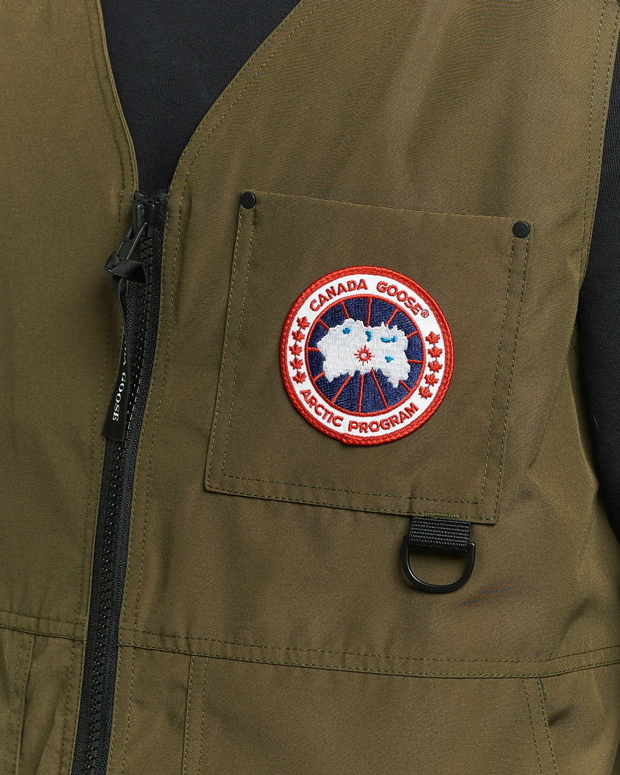 Homme | Manteaux Et Vestes | Canada Goose | Canmore Vest Military Green