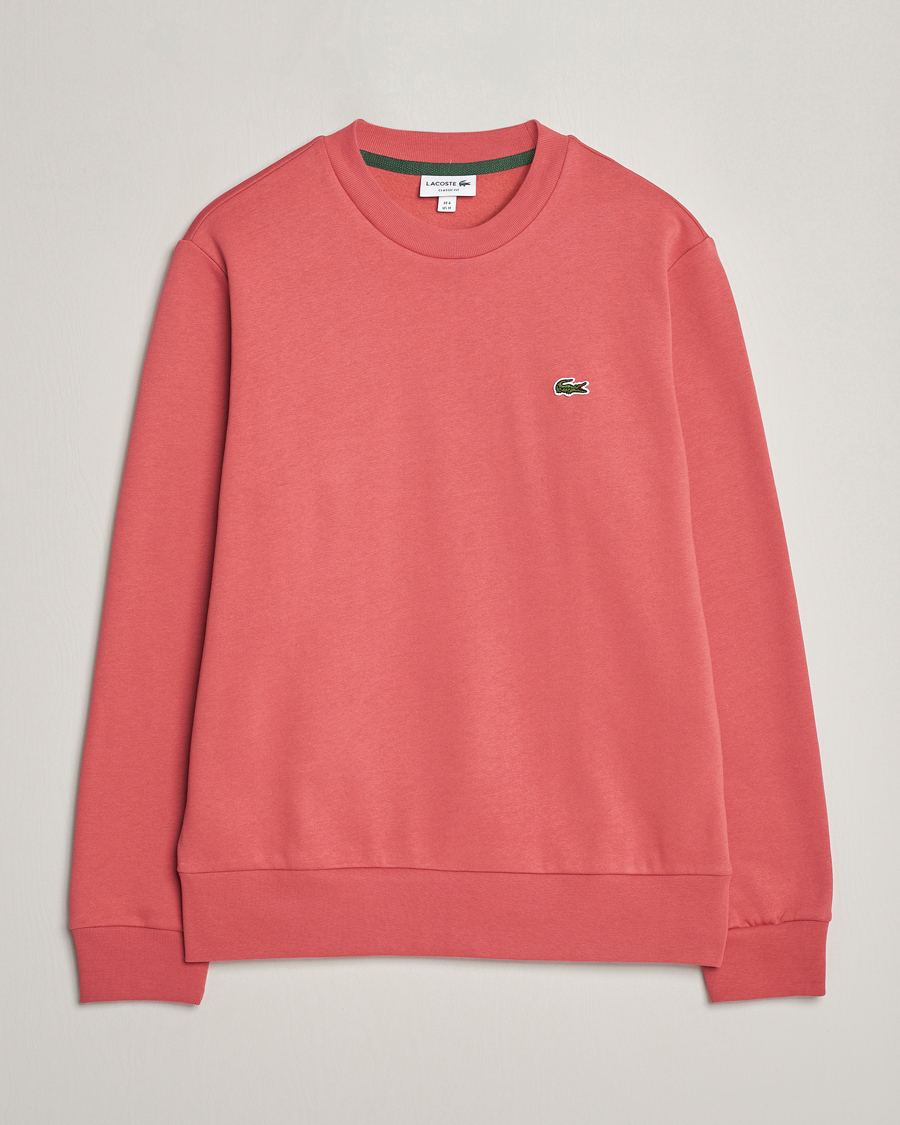 Heren | Truien | Lacoste | Crew Neck Sweatshirt Sierra Red
