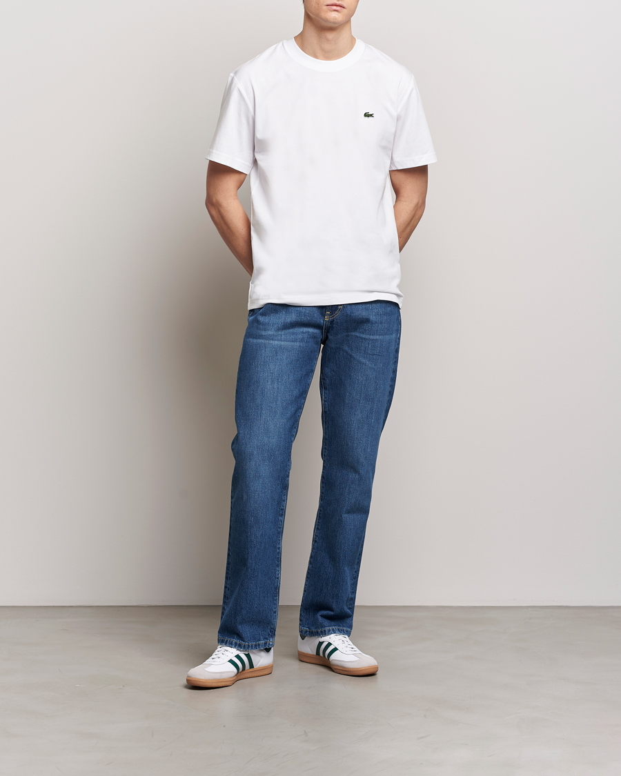 Heren | T-shirts | Lacoste | Crew Neck T-Shirt White