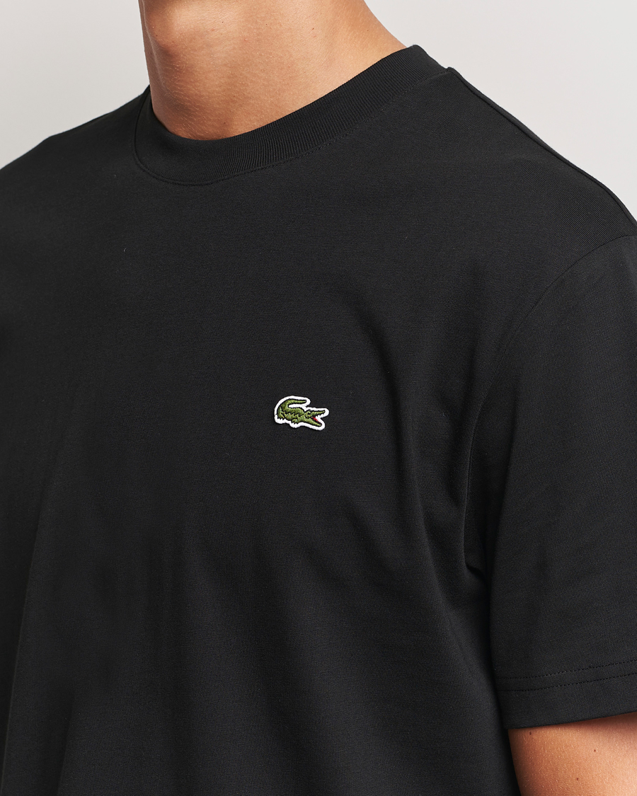 Heren | T-shirts | Lacoste | Crew Neck T-Shirt Black