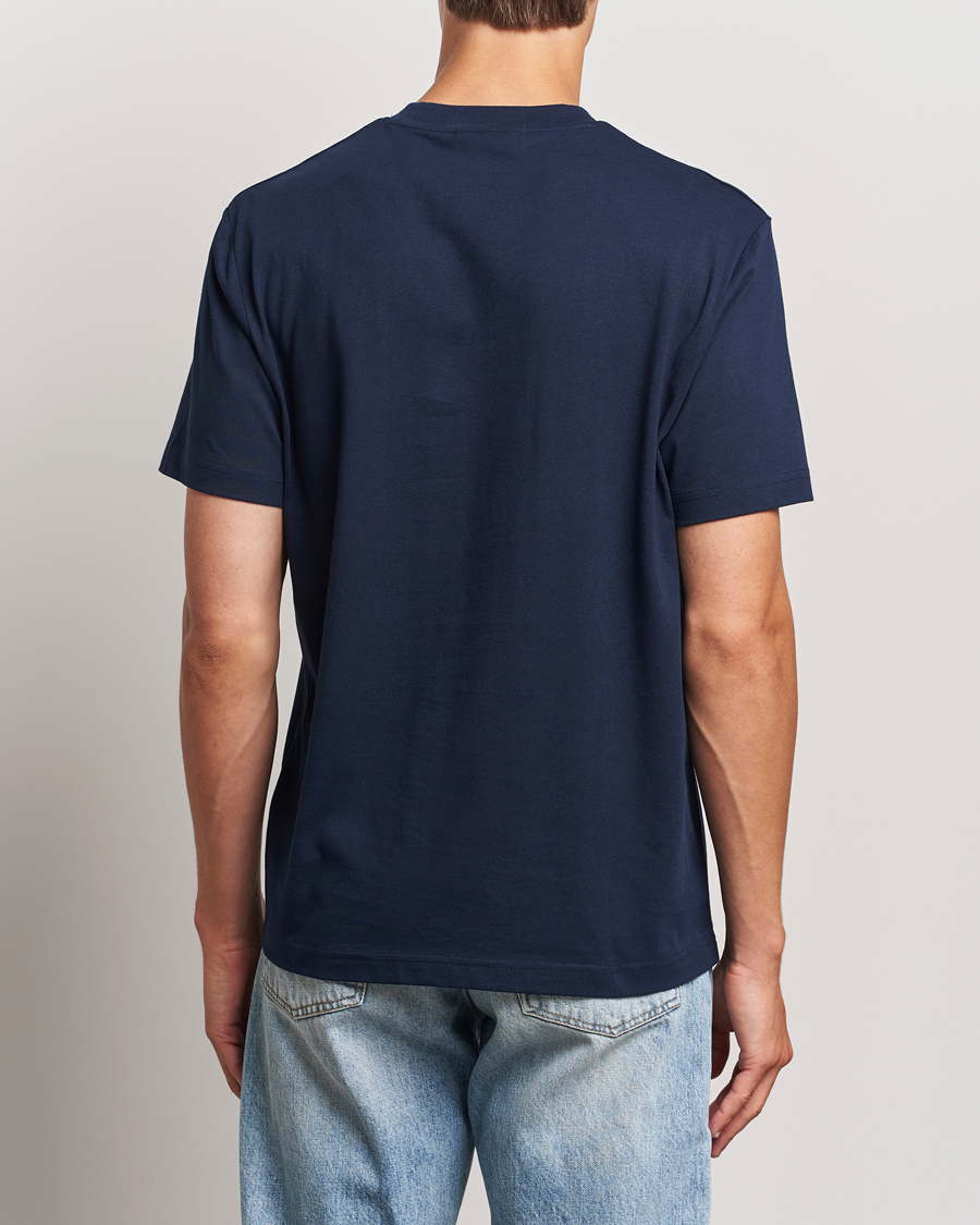 Heren | T-shirts | Lacoste | Crew Neck T-Shirt Navy Blue
