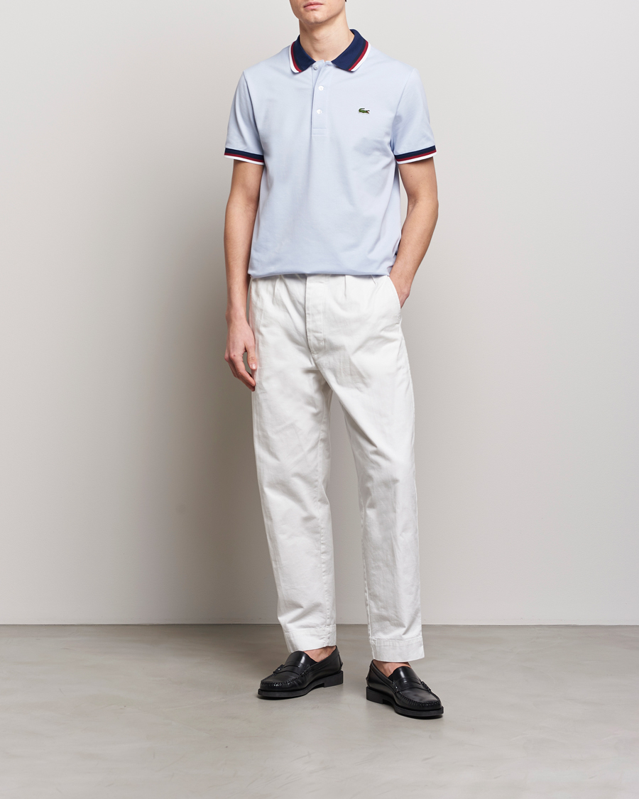 Homme | Polos | Lacoste | Regular Fit Tipped Polo Phoenix Blue
