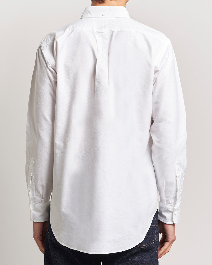Homme | Chemises | Kamakura Shirts | Vintage Ivy Oxford Button Down Shirt White