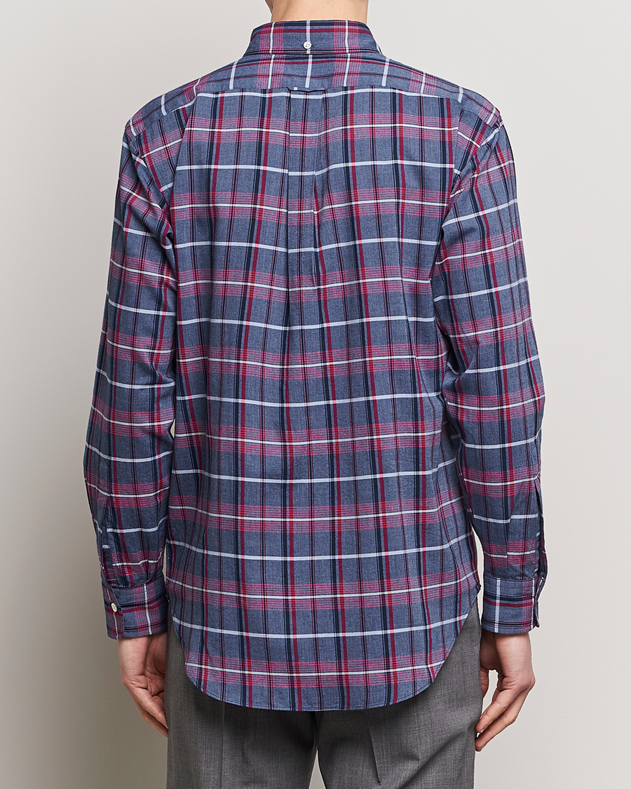 Homme | Chemises | Kamakura Shirts | Vintage Ivy Button Down Shirt Blue Madras