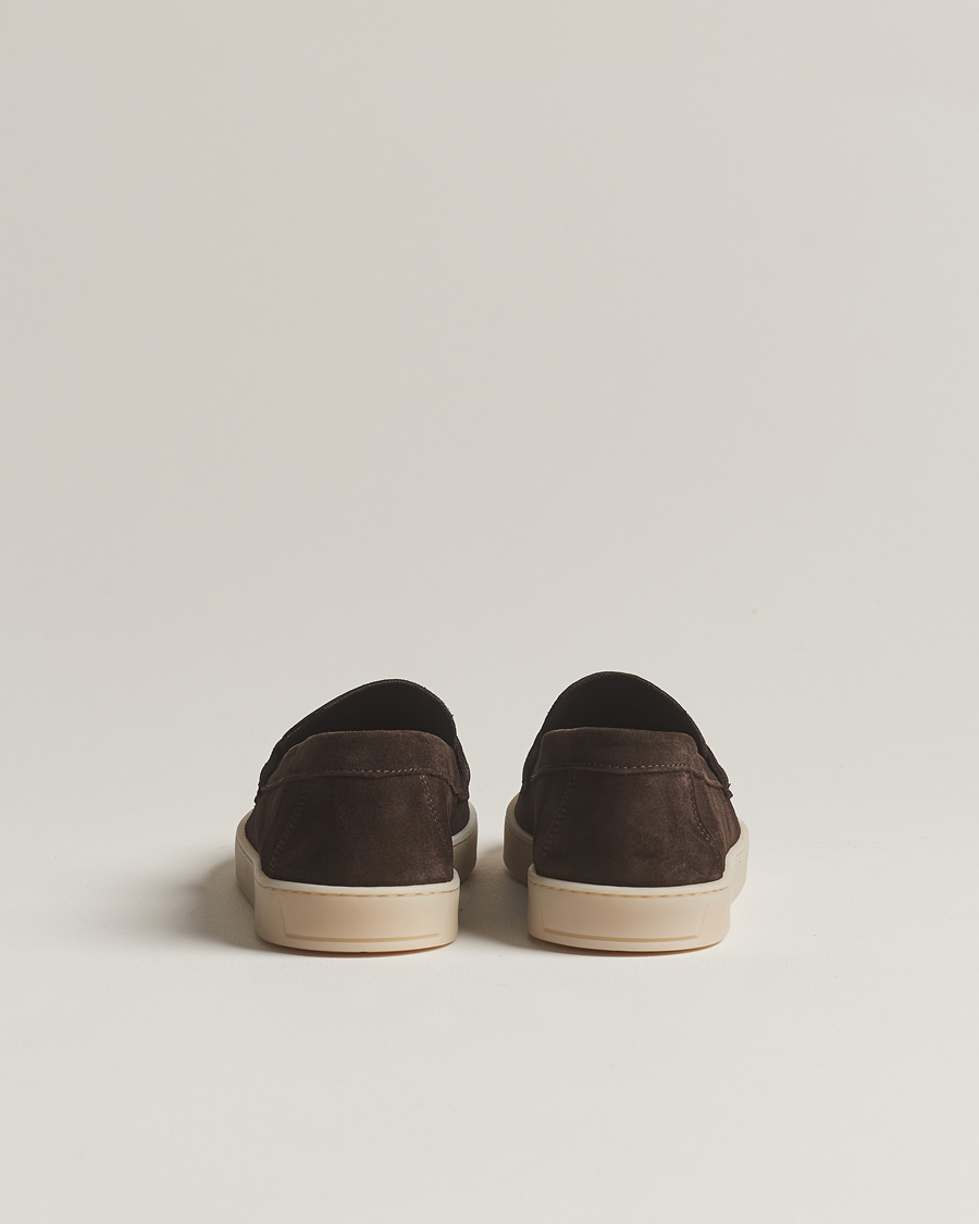 Homme | Canali Summer Loafers Dark Brown Suede | Canali | Summer Loafers Dark Brown Suede