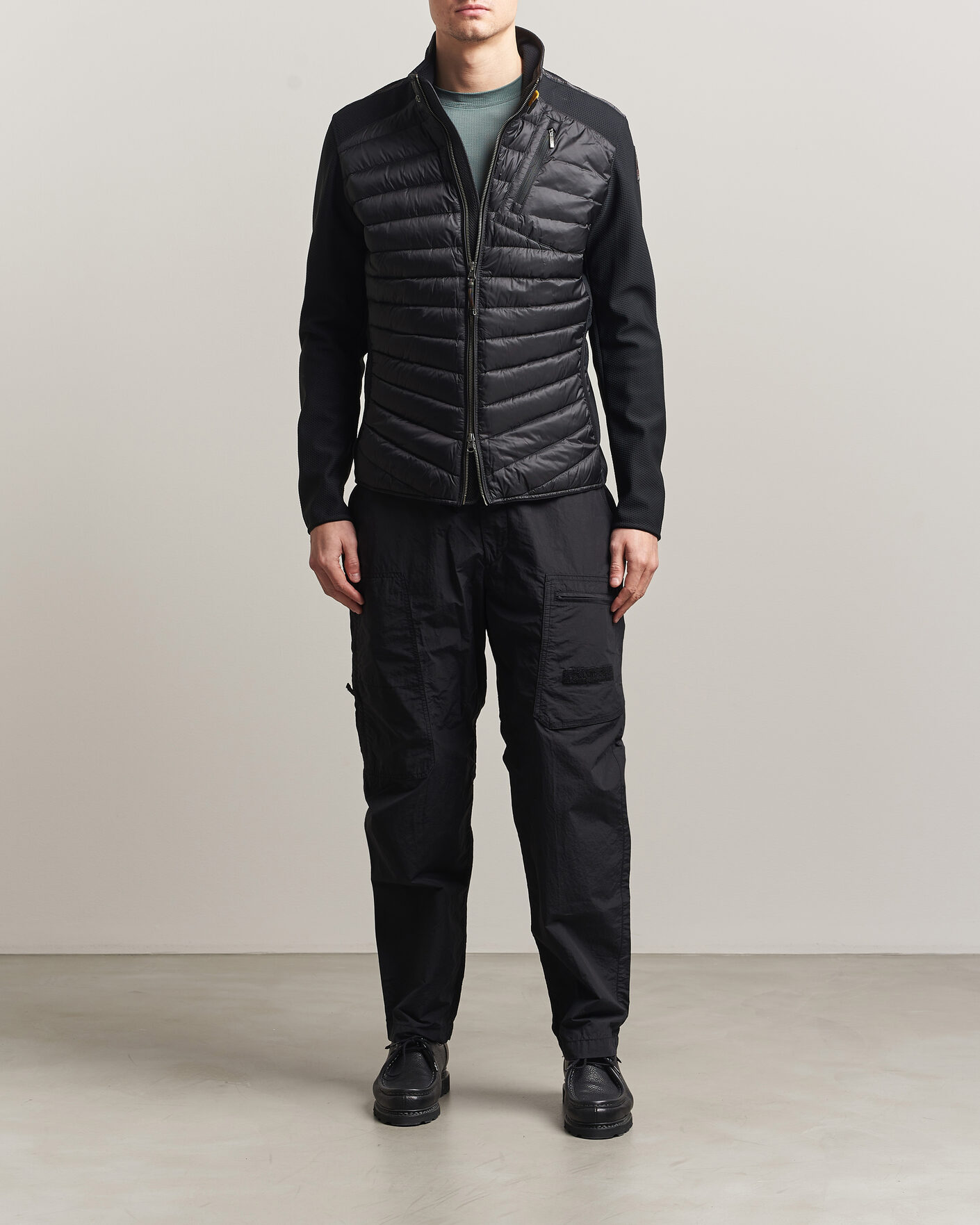 Heren | Jassen | Parajumpers | Jayden Mesh Hybrid Jacket Black