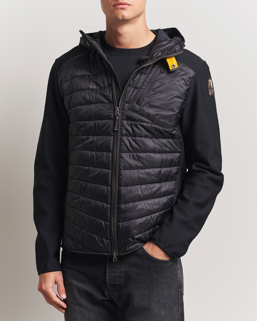 Homme | Manteaux Et Vestes | Parajumpers | Nolan Mesh Hooded Hybrid Black