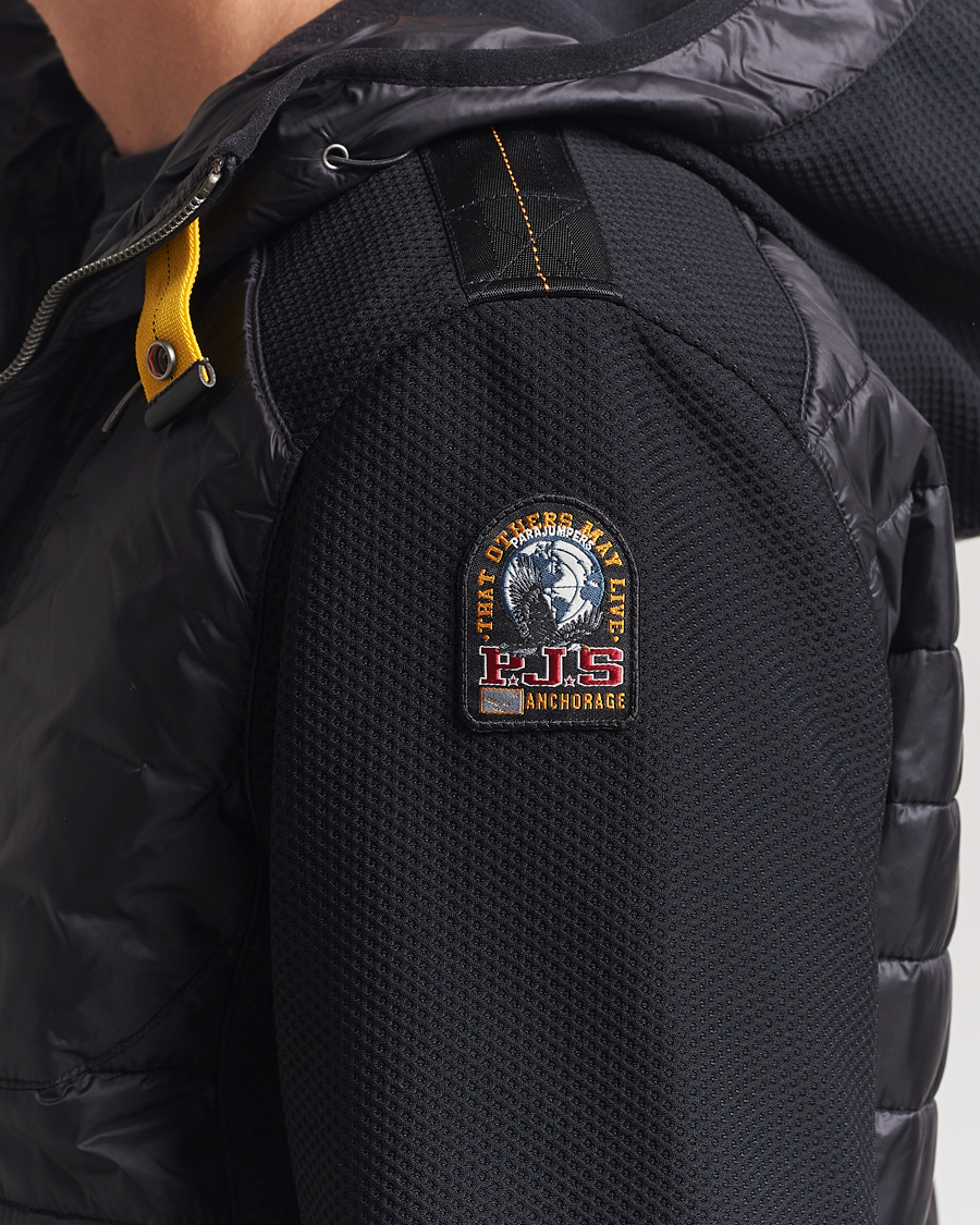 Homme | Manteaux Et Vestes | Parajumpers | Nolan Mesh Hooded Hybrid Black