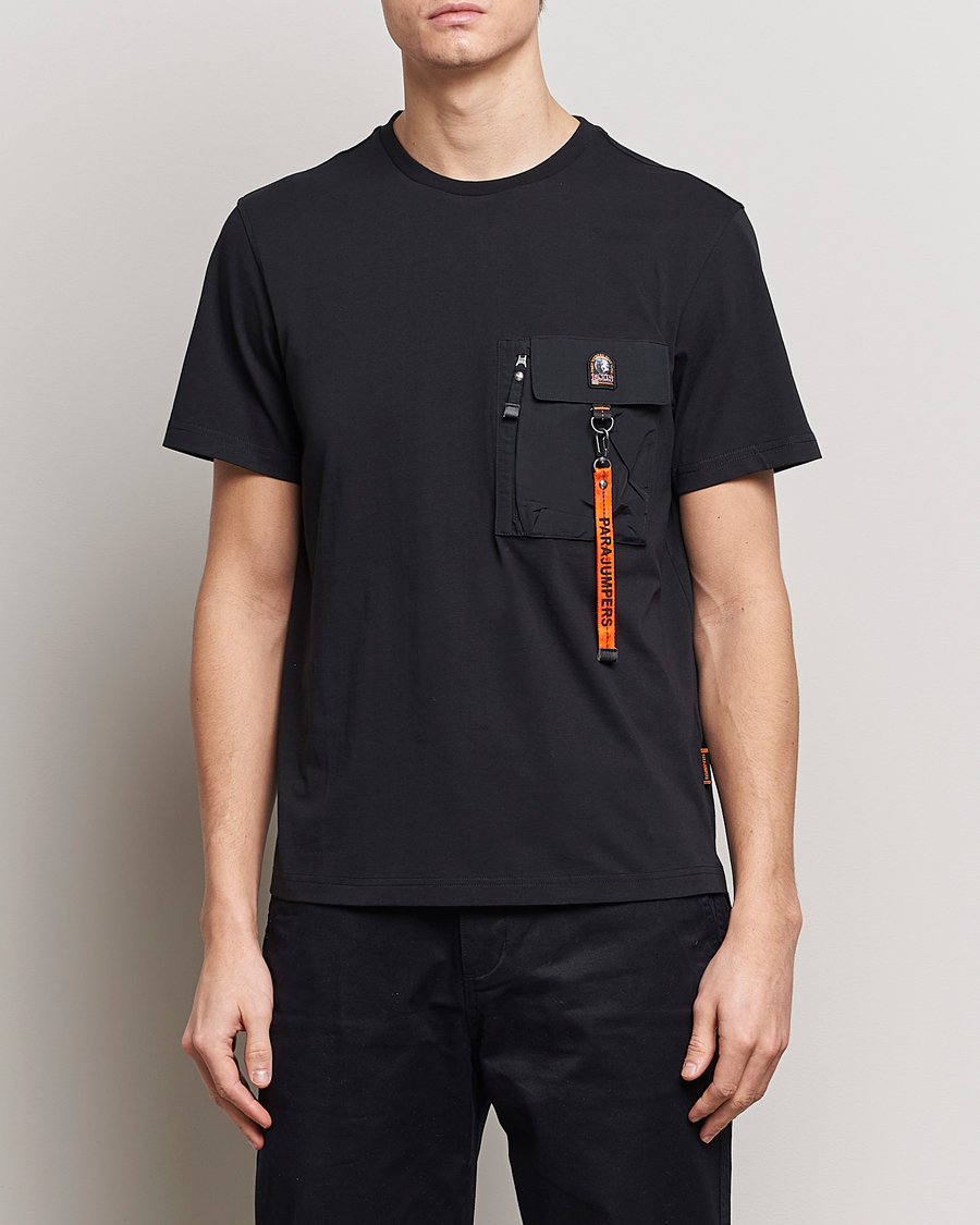 Homme | T-shirts | Parajumpers | Mojave Pocket Crew Neck T-Shirt Black