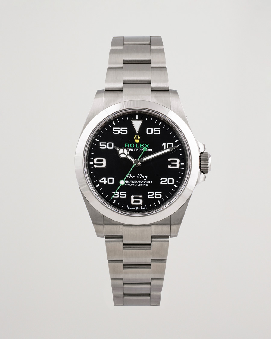 Homme | Rolex Pre-Owned Air King 126900 Silver | Rolex Pre-Owned | Air King 126900 Silver