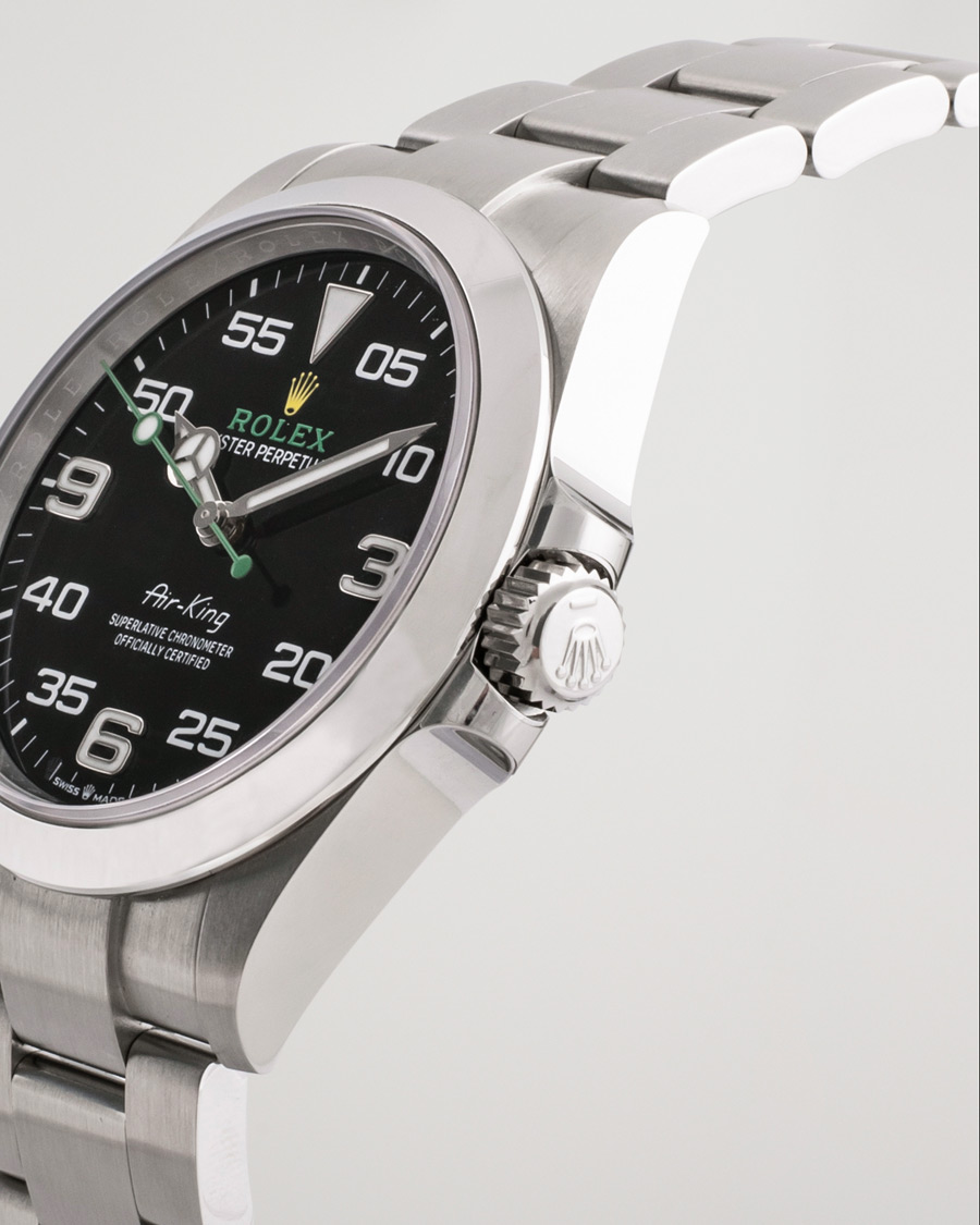 Homme | Rolex Pre-Owned Air King 126900 Silver | Rolex Pre-Owned | Air King 126900 Silver