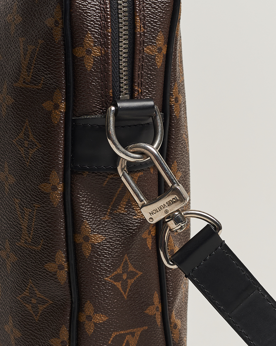 Homme | Louis Vuitton Pre-Owned Porte-Documents Voyage Briefcase Monogram Macassar | Louis Vuitton Pre-Owned | Porte-Documents Voyage Briefcase Monogram Macassar