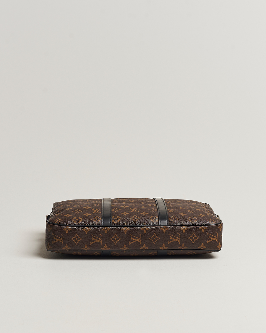 Homme | Louis Vuitton Pre-Owned Porte-Documents Voyage Briefcase Monogram Macassar | Louis Vuitton Pre-Owned | Porte-Documents Voyage Briefcase Monogram Macassar
