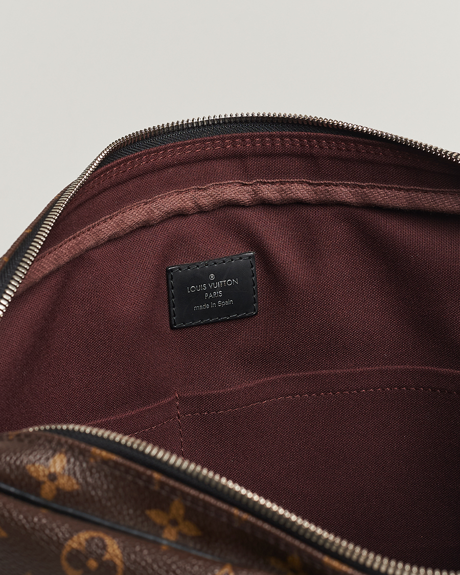 Homme | Louis Vuitton Pre-Owned Porte-Documents Voyage Briefcase Monogram Macassar | Louis Vuitton Pre-Owned | Porte-Documents Voyage Briefcase Monogram Macassar