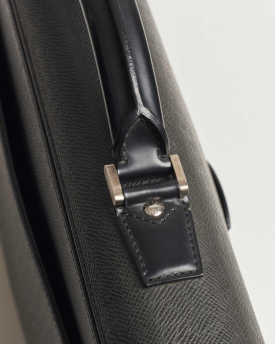 Heren | Louis Vuitton Pre-Owned Robusto Briefcase Black | Louis Vuitton Pre-Owned | Robusto Briefcase Black