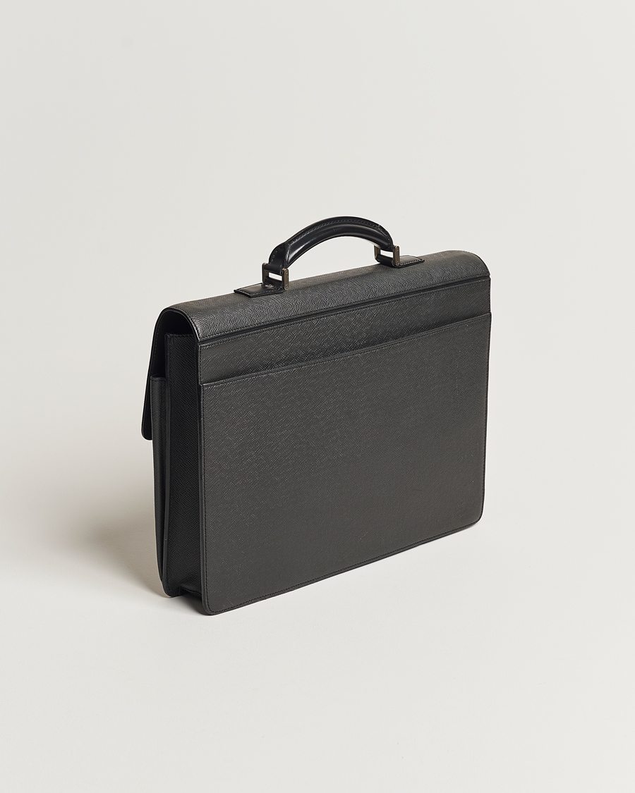 Heren | Louis Vuitton Pre-Owned Robusto Briefcase Black | Louis Vuitton Pre-Owned | Robusto Briefcase Black